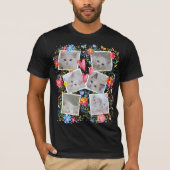 T-shirt Collage de photos Creative Adorable Kitty Love (Devant)