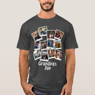 T-shirt Collage de photos de grand-père