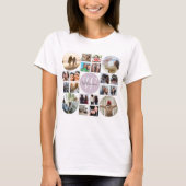 T-shirt Collage de photos de la famille cool 20 (Devant)