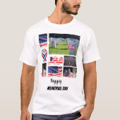 T-shirt Collage de photos de la Journée commémorative 8 (Devant)