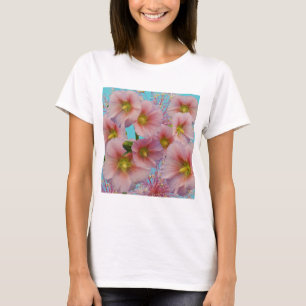 T-shirt Collage de photos fantaisistes de fleurs de rose t