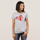 T-shirt Collage de plumeria (Devant entier)