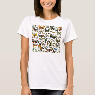 T-shirt Collage des papillons de nuit et des papillons de