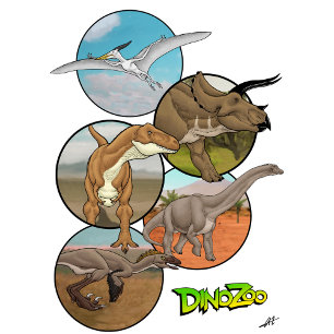 T-shirt Collage DinoZoo Dinosaur