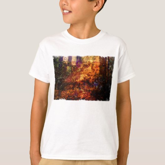 T-shirt Collage en bois de Muir (Devant)