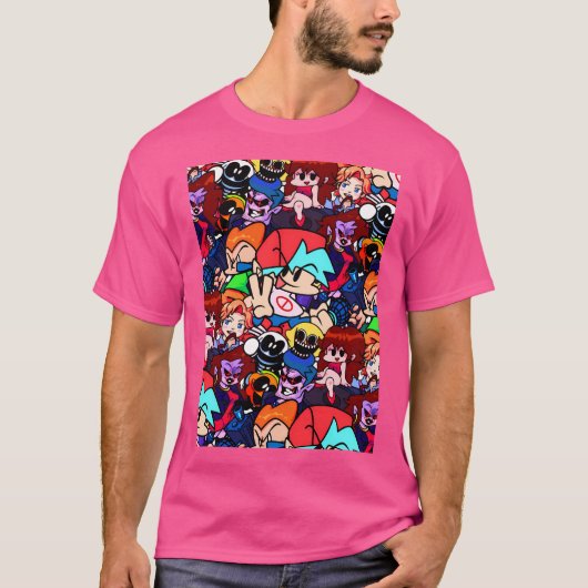 T-shirt Collage Funkin du vendredi soir (Devant)