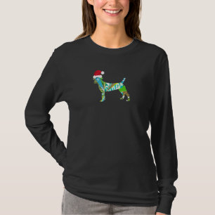 T-shirt Collage Média Mixte Art Chien Chien Chien Puppy À 