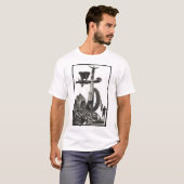 T-shirt Collage par Aleksandr Rodchenko (Devant entier)