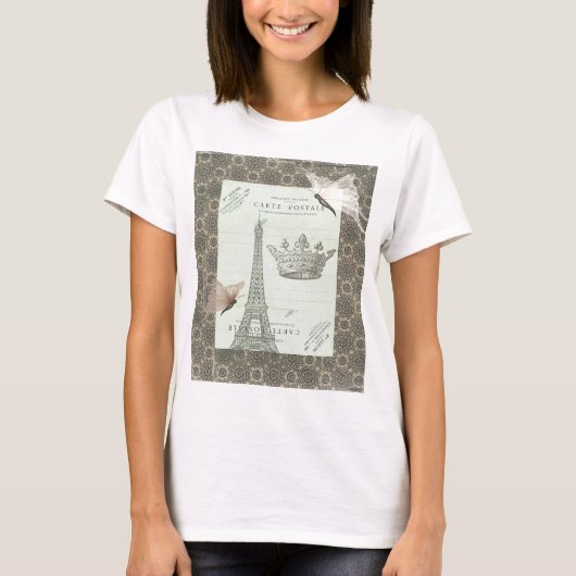 T-shirt Collage parisien (Devant)