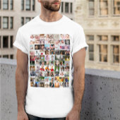 T-shirt Collage personnalisé de 80 Modèles photo