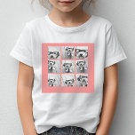 T-shirt Collage photo Coral Instagram avec 9 photos<br><div class="desc">Utilisez vos photos sans cadres sur celle-ci ! Ajoutez vos photos et instantanés préférés à cette bande pour un garde-mémoire amusant. Une façon artistique d'afficher vos meilleures photos de partage.</div>