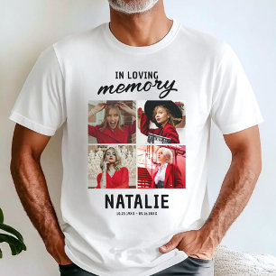 T-shirt Collage photo en souvenir affectueux