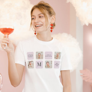 T-shirt Collage Photo & Meilleure Grand-Mère Jamais Meille