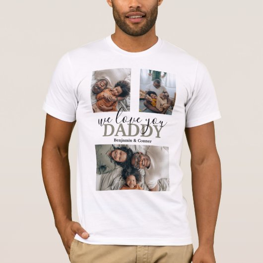 T-shirt Collage photo moderne 3 (Devant)