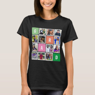 T-shirt Collage photo moderne personnalisé Grad Grad Grad 