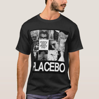 T-shirt Collage photo noir et blanc Placebo Brian Molko