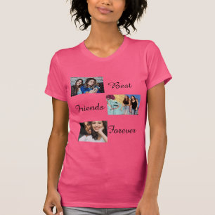 T-shirt Collage photo personnalisé des meilleurs amis de