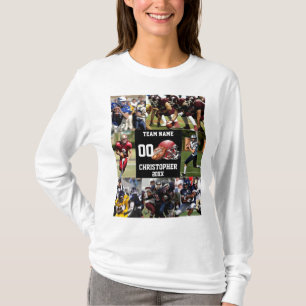 T-shirt Collage photo sport personnalisé Football