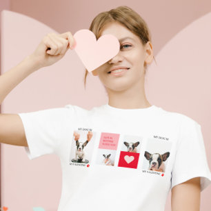 T-shirt Collage photos de chiens   Mon chien est ma Saint-