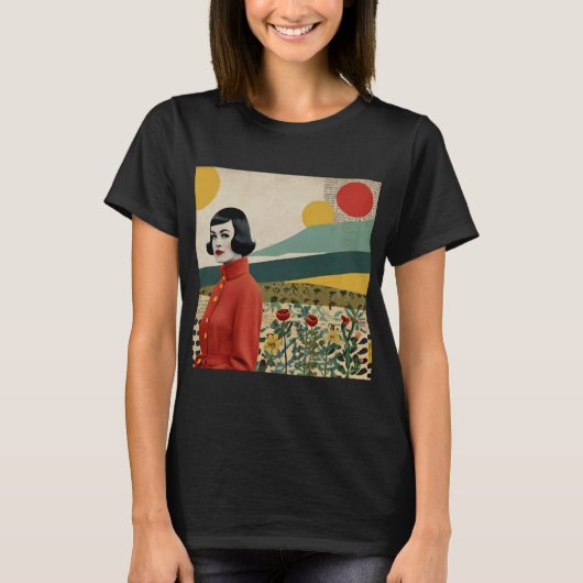 T-shirt Collage vintage (Devant)
