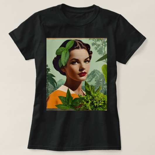 T-shirt Collage vintage (Design devant)