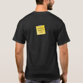 T-shirt collant humoristique d'obscurité de note (Dos)