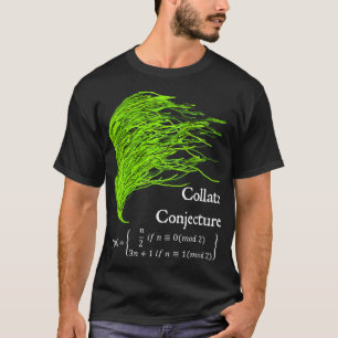 T-shirt Collatz Conjecture 3n1 Enseignant SeaMath Vert
