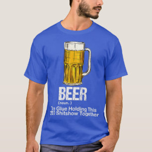T-shirt Colle de bière tenant ce Shitshow 2020 ensemble