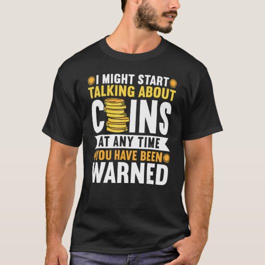 T-shirt Collecte de pièces numismatique (Devant)