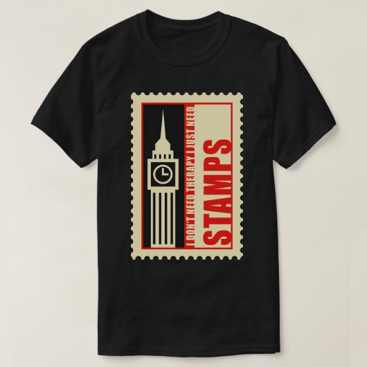 T-shirt Collecte de timbres 2 (Design devant)