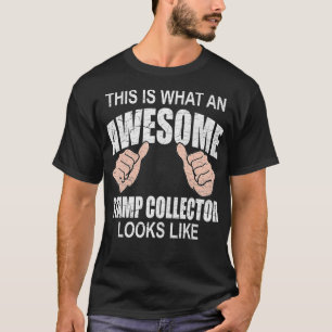 T-shirt Collecte De Timbres Pour Collectionneurs Drôle À L