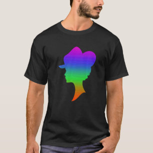 T-shirt Collecte des ombres Casquettes en couleur arc-en-c