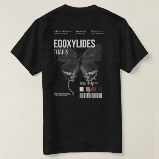 T-SHIRT COLLECTE D'INSECTES (Design dos)