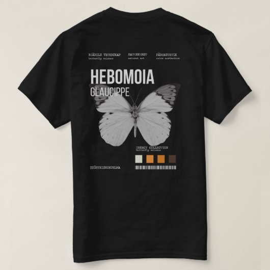 T-SHIRT COLLECTE D'INSECTES (Design dos)