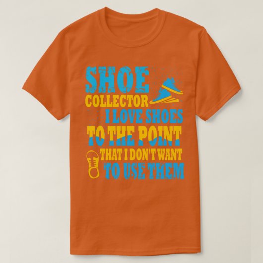 T-shirt Collecteur De Chaussures J'Aime Les Chaussures Au  (Design devant)