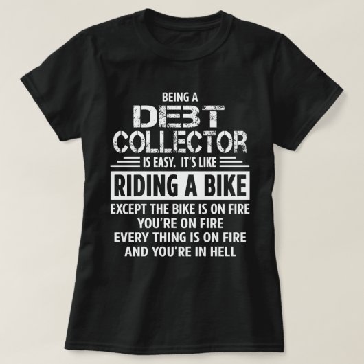 T-shirt Collecteur de dette (Design devant)