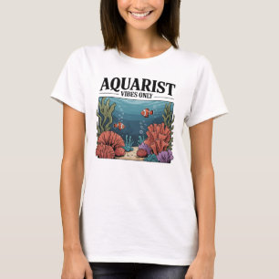 T-shirt Collecteur de poissons aquariums Junkie Fish Lover