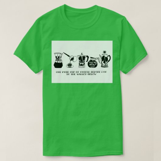 T-shirt Collection Café Pot (Design devant)