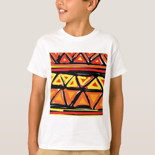 T-shirt Collection chaude de triangles (Devant)