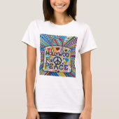 T-shirt Collection d'art Hollywood for Peace (Devant)