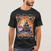T-shirt Collection d'automne Citrouille moderne Halloween (Devant)