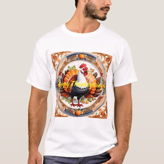 T-shirt Collection d'automne du Citrouille Thanksgiving mo (Devant)