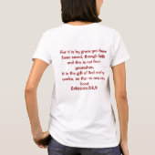 T-Shirt COLLECTION DE CADEAUX DE FOI (Dos)