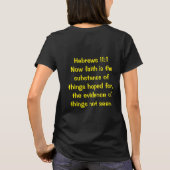 T-shirt Collection de cadeaux de foi (Dos)