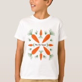 T-shirt Collection de carottes botaniques (Devant)