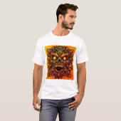 T-shirt Collection de crânes tribaux (Devant entier)