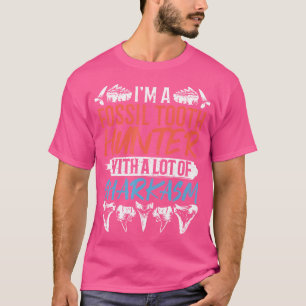 T-shirt Collection de dents de fossiles de requin 