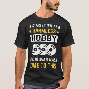 T-shirt Collection de disques, un passe-temps inoffensif