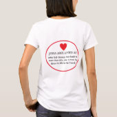 T-SHIRT COLLECTION DE DONS DE FOI - (Dos)
