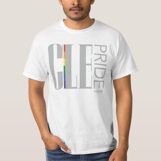 T-shirt Collection de fierté de conception de POPGAY - CLE (Devant)